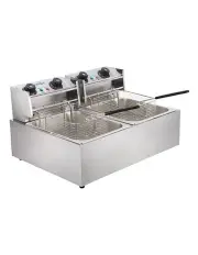 [Devanti] 20L Electric Commercial Deep Fryer Double Baskets 4400W