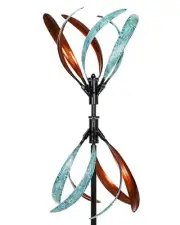 Wind Spinners Outdoor – Metal Large Wind Spinner with Stake for Yard and Gard...