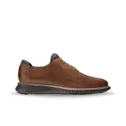 Cole Haan Men's 2.Zerogrand Lined Laser Wingtip Oxford C25351 - British Tan/Java