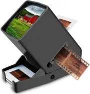 35Mm Slide Viewer, 3X Magnification and Desk Top LED Lighted Illuminated Viewing