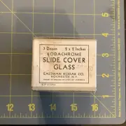 K P 21548A 3 Dozen 2x2 Sealed Box Vintage Kodak Kodachrome Slide Cover Glass