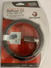 DEFCON CL Targus Cable Lock Computer Laptop Anti-Theft Device New