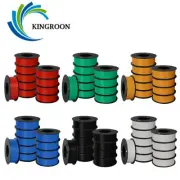 Kingroon 10KG 3D Printer Filament Matte PLA PETG 1.75 mm 1KG Bundle Black Purple