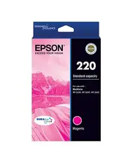 Epson 220 Standard Capacity Durabrite Ultra Magenta Ink [C13T293392]