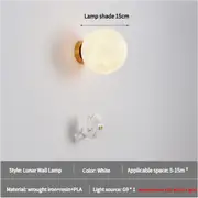 GGP Astronaut Moon Wall Lamp With Led White Light,Diameter 15Cm