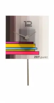 Modern wall clock with quartz movement from Zeitpunkt (Zeit.punk.. ZP 17/645 NEW