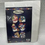Frosty Fun Snowmen Ornament Kit Cross Stitch Plastic Canvas SEALED