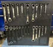 Proto 23pc Double Box End Ratcheting Wrench w/ Tool Board SAE Master Set NEW