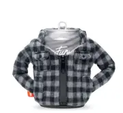 Puffin Drinkware - The Lumberjack Can Cooler/Coozie in Pewter Color