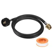 Propane Tank Adapter Hose 4 ft 1 Lb to 20 Lb Converter Hose Assembly Replacement