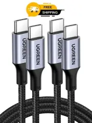 UGREEN 2 Pack USB C to USB C Charger Cable, Type C 100W PD Fast Charging Cord Co