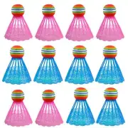 Badminton Shuttlecocks,Sport Plastic Shuttlecocks Stable Durable Sports Balls