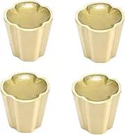 Brass Cabinet Pulls 4 Pack Brass Shoe Cabinet Handle Gold Single Hole Wardrobe Door Drawer Cabinet Handle Large