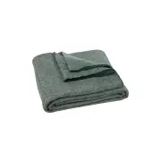 Trafalgar Herringbone Wool Blanket - Green, Queen/King - Queen/King
