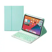 Catzon iPad Mini 6 Keyboard Case Slim Shell Lightweight Case With Magnetic Wireless Keyboard-Mint Green