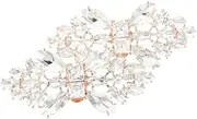 [Baluue] Removable Rhinestone Flower Shoe Clips for Women Elegant High Heel Decoration Buckles for Weddings Parties Everyday Wear Durable Unique Toe Accents