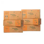 Cuddlies Bamboo Eco Nappies 6-10kg Crawler Size 3 Medium Bundle 6 X 38 Pack