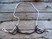Bit - Black Steel Sliding Gag w/Sweet Iron Twisted Snaffle