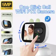 Video Call 360° PTZ Wifi Camera Indoor Baby Monitor Auto Tracking One-Click Vide