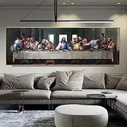 Instarry 5D Diamond Painting Full Drill Large The Last Supper Crystal Embroidery Room Decor 180x60 cm