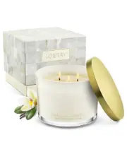 Lovery Vanilla Madagascar 3-Wick Soy Candle Gift Set