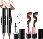 5D Face Paint Cosmetic Beauty Kit, Long-Lasting Cosmetics Tool for School, Dating, Business Trip, Home, Travel Packing List: (1 * Eye liner 2 * Lip liner 2 * Contouring stick)