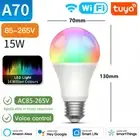 Bluetooth 4.0 Smart LED Bulb Tuya Light Bulbs AC85-265V Dimmable Spotlight Bulb