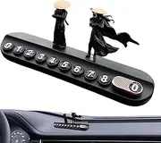 Temporary Parking License Plate Sign for Temporary Parking Car - Car Phone Number Card Swordsman | Parking Phone Number Plate, Car Phone Number Plate for , Car Stop-Z