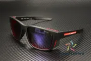 PRADA LINEA ROSSA PS 07WS DG008F Black Rb Dk Grey Mir Bl Red 59 Men's Sunglasses