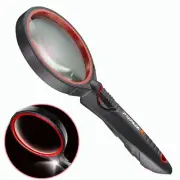 Magnifying Glass with Light, 5X Magnifying Lens, 2-Side Concave and Convex Ma...