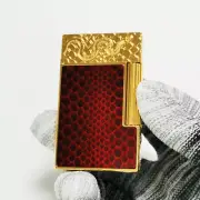 Year of the Snake Lighter Ping Sound Gas Refillable Smoking Cigarette Tool Gift