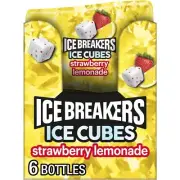 Ice Breakers Ice Cubes Strawberry Lemonade flavored sugar free Gum 40 ct