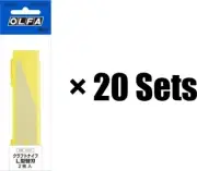 OLFA Genuine Replacement Blade for Craft Knife / XB34 20 packs 40 pieces