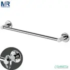 Master Rail 900mm Single Towel Rail Round Chrome CR-90 + EP-C