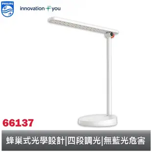 PHILIPS LED 品慧II 四段可調光檯燈 66137 10.6W 飛利浦