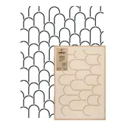 Reusable PLASTIC Wall STENCIL Template // 59x95cm Seamless // ART DECO ARCHES #2