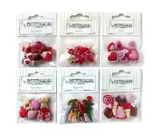 Buttons Galore 50+ Assorted ROMANCE Theme Buttons for Sewing & Crafts