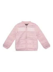 GUESS Girl's Ballet Pink Bomber Jacket Size: 6, Polyamide