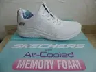 Skechers Ladies Slippers Trainers Sneakers Low Shoes Sport Shoes White New