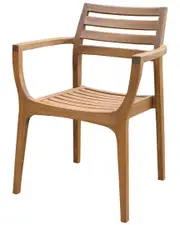 Outdoor Interiors Set of 4 Stacking Chairs