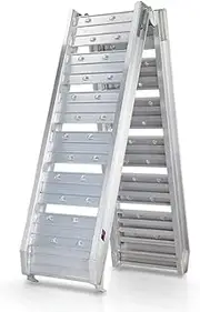 Bullet 1.8m 200kg Aluminium Folding Loading Traction Ramp for Motorcycle, 1 Piece