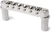 Chrome Tune-O-Matic Bridge with Studs and Bushings