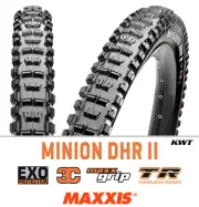 Maxxis Minion DHR II - 29 X 2.40 Folding EXO 3C MaxxGrip TR