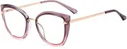 [HDUBFY] Retro Metal Women Glasses Frame Spring Hinge Men Eyewear Frames