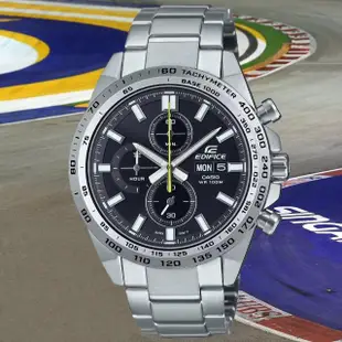 【CASIO 卡西歐】EDIFICE 經典計時運動腕錶 母親節 禮物(EFR-574D-1AV)