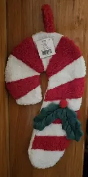 Hobby Lobby Candy Cane Christmas Stocking NWT 17.75"