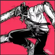 5 dxf file cnc g-code ANIME Chainsaw Man Laser 5 Router Vinil plasma Nr.4026