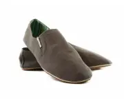 Zasel Mens Cotton Canvas Shoes - Light Brown Cotton