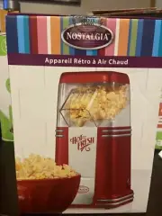 Popcorn Maker Nostalgia Hot & Fresh Popcorn Maker Family Movie Night Retro Look
