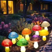 8X Solar Mushroom Light Fairy String Lights LED Light Garden Ornament Outdoor